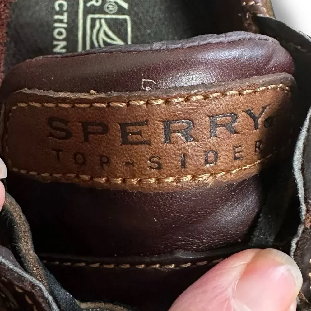 Sperry Top Sider Stingray Mens Sz 8.5 Leather Boat Shoes New No Box Style 05786